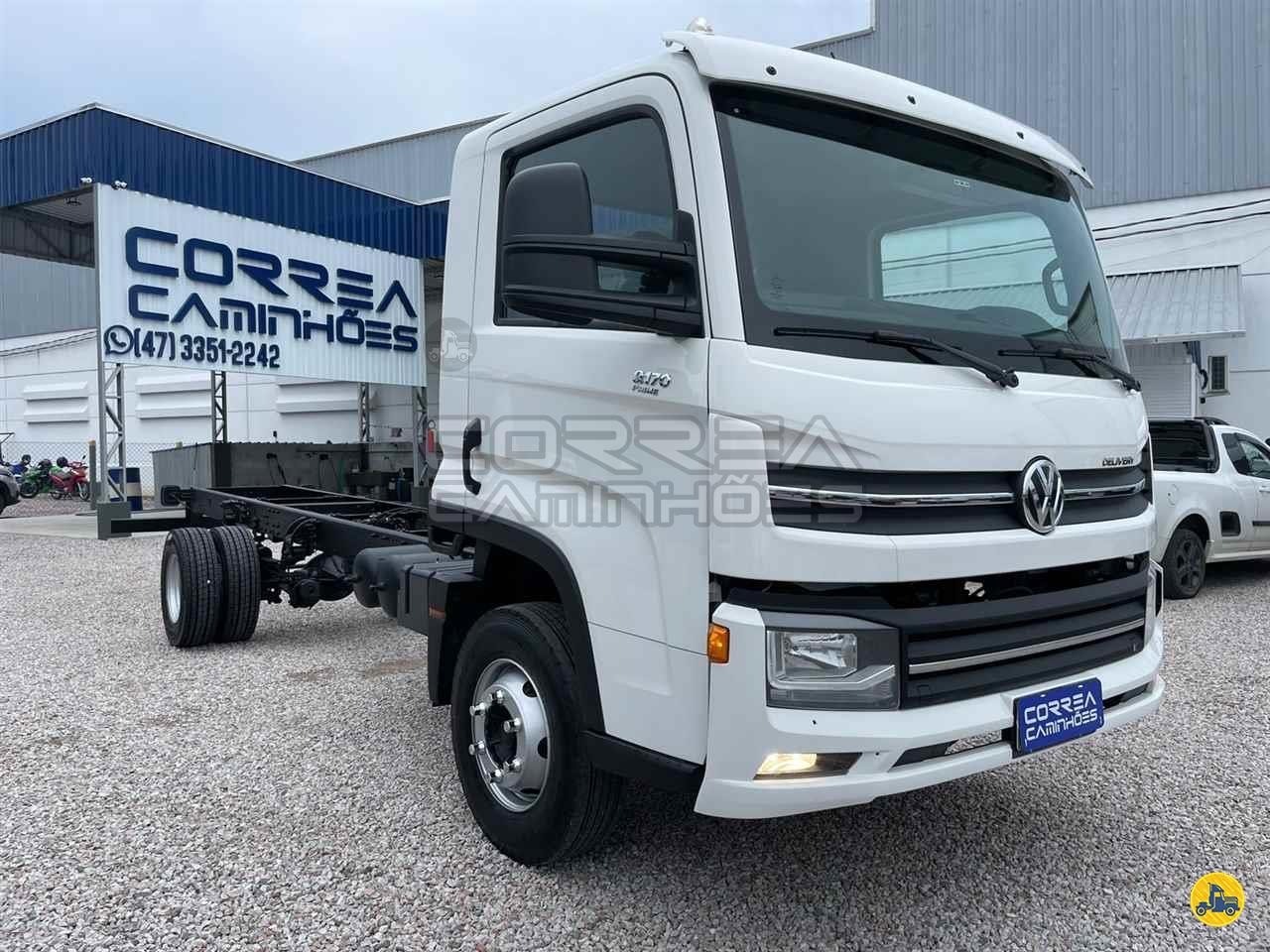 CAMINHAO VOLKSWAGEN VW 9170 Chassis Toco 4x2 Correa Caminhões BRUSQUE SANTA CATARINA SC